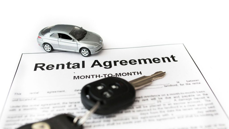 rental agreement [persetujuan sewa mobil]