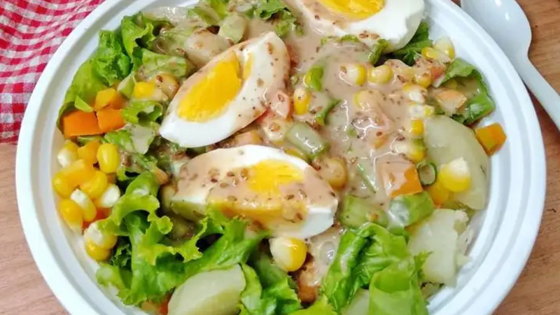 resep salad sayur praktis 