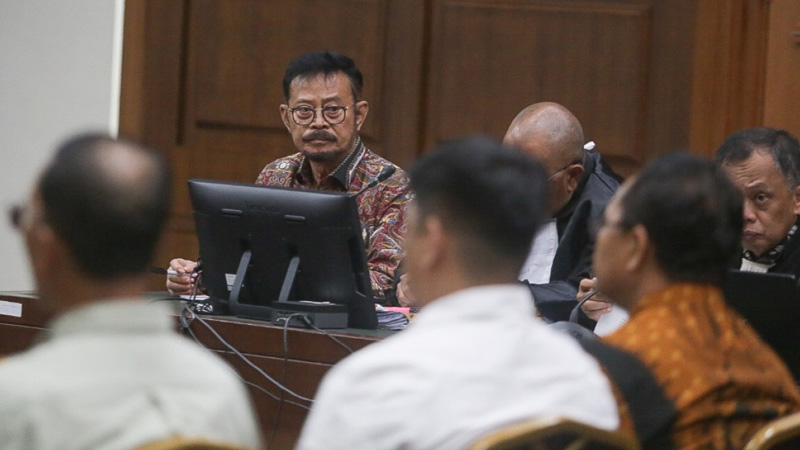 sidang kasus korupsi Syahrul Yasin Limpo