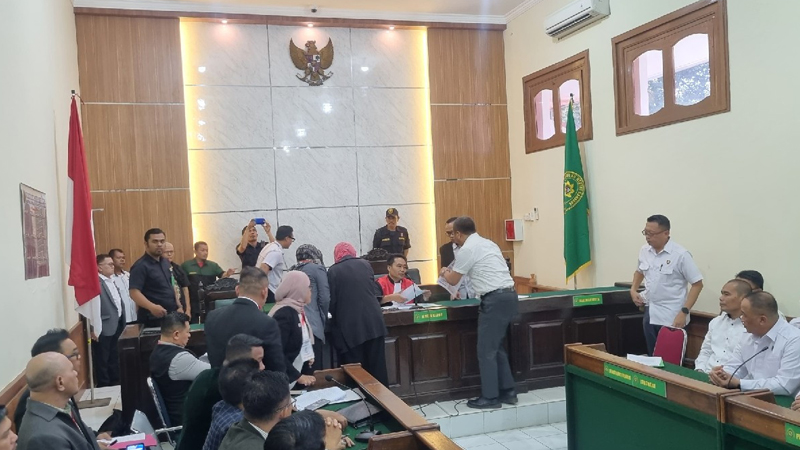 suasana sidang praperadilan Pegi Setiawan