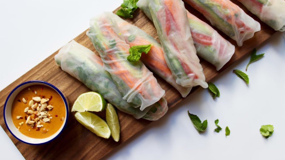 resep spring roll sayur